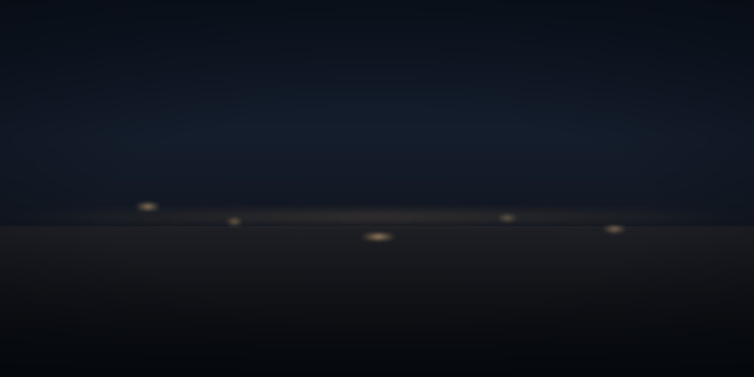 Unterwegs zwischen Terminen bei Nacht